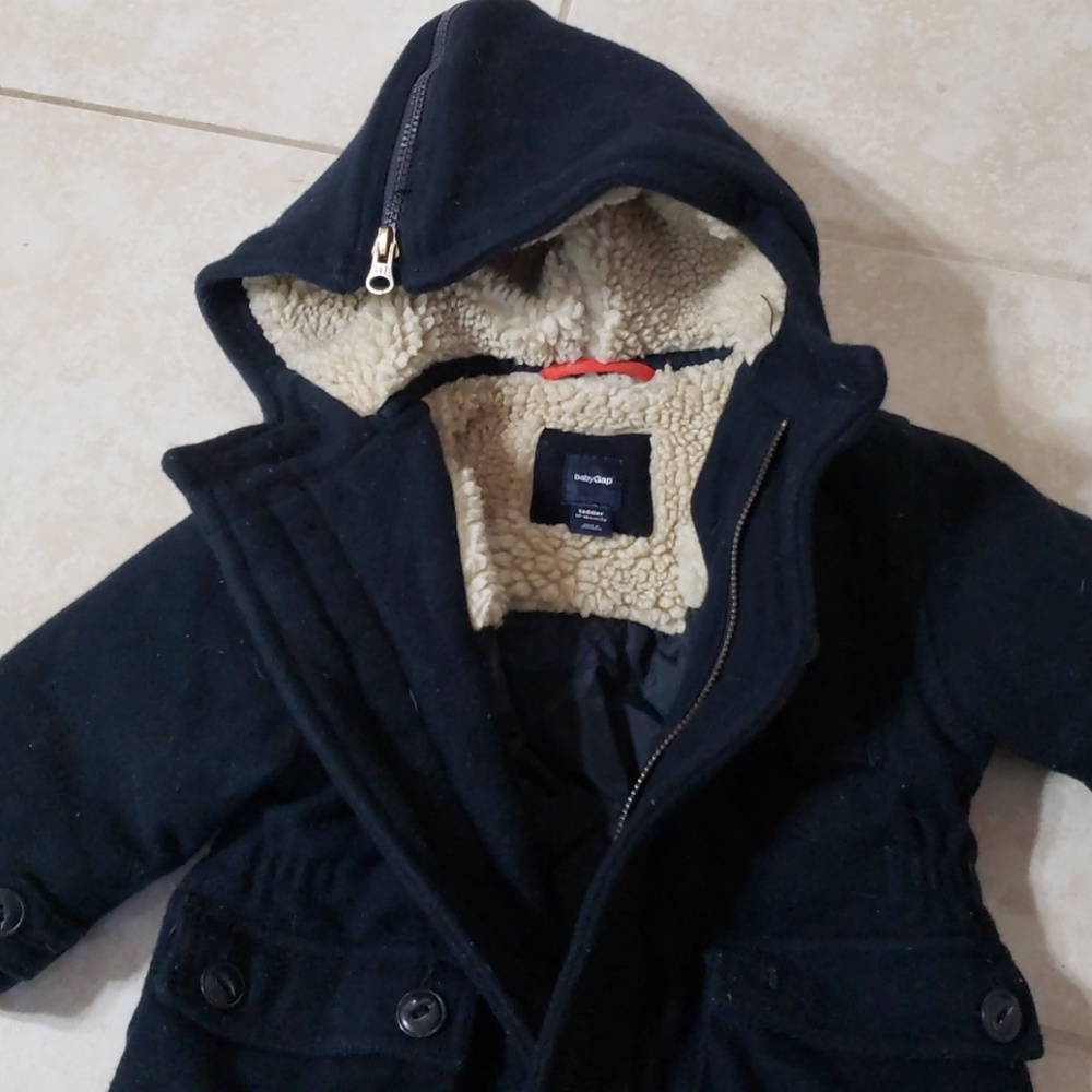 Zip hood warm winter coat - Picture 4 of 4